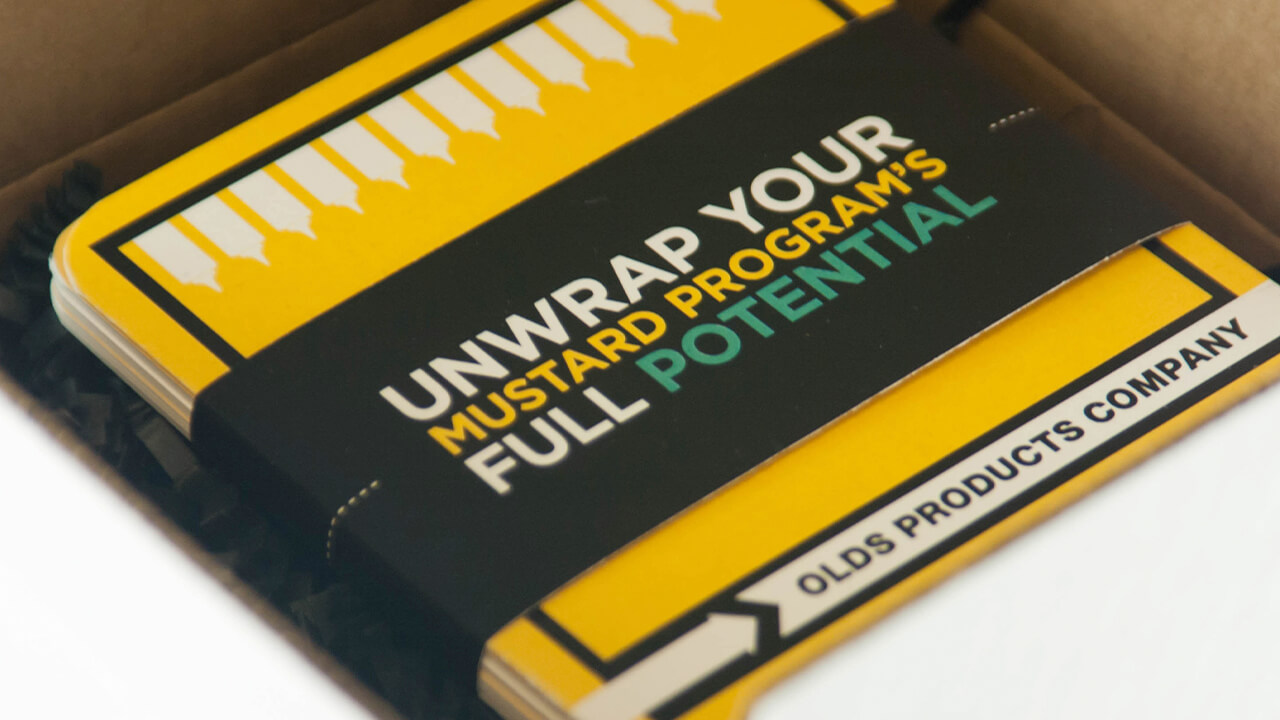 “Open Up” Mustard Trade Show Promotion—Olds Products Company | Pepper Group